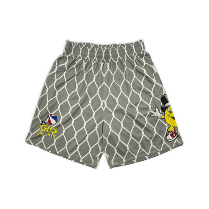 Macker Chainlink Short Grey/White Front