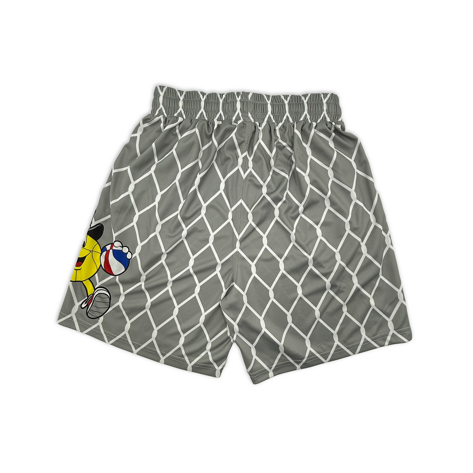Macker Chainlink Short Grey/White Back