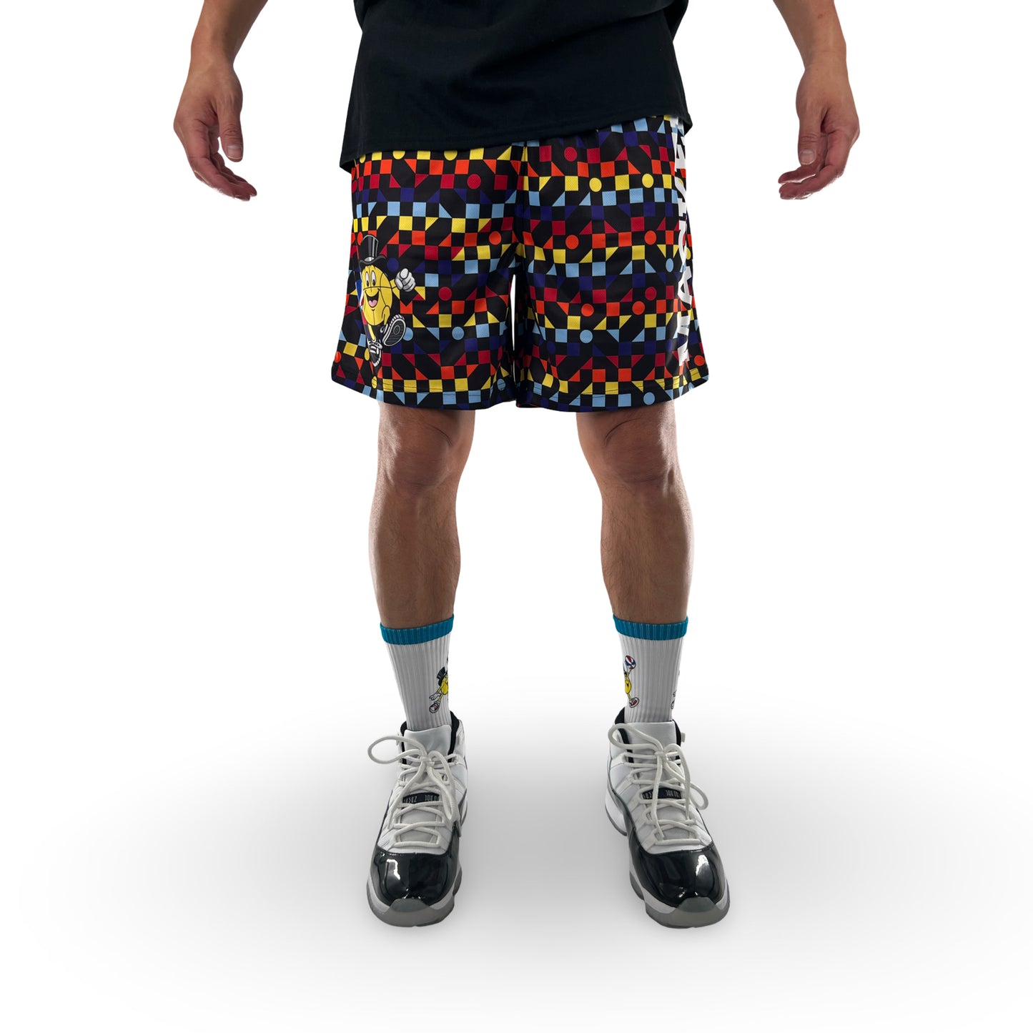 Macker Geo Shape Marching Short Model Front
