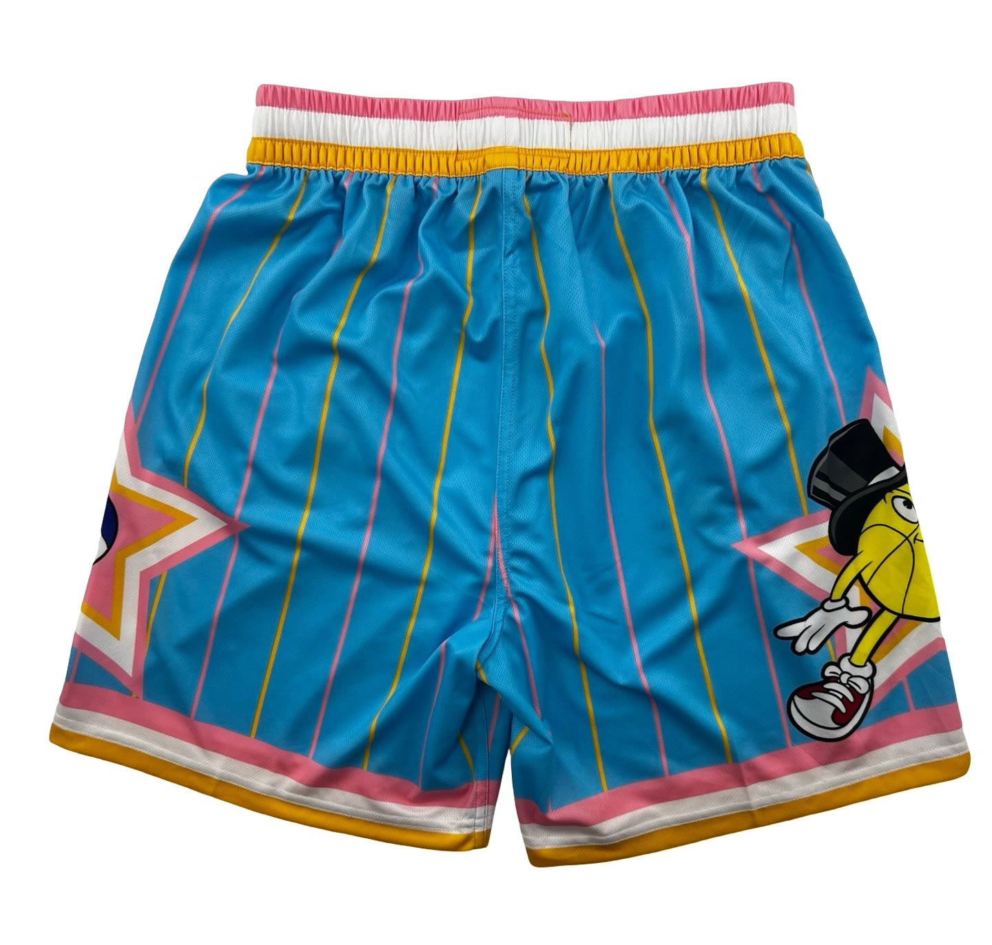 Macker Magic Jumpman Short Columbia/Pink/Yellow Back