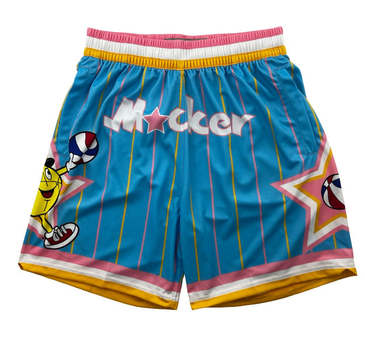 Macker Magic Jumpman Short Columbia/Pink/Yellow Front
