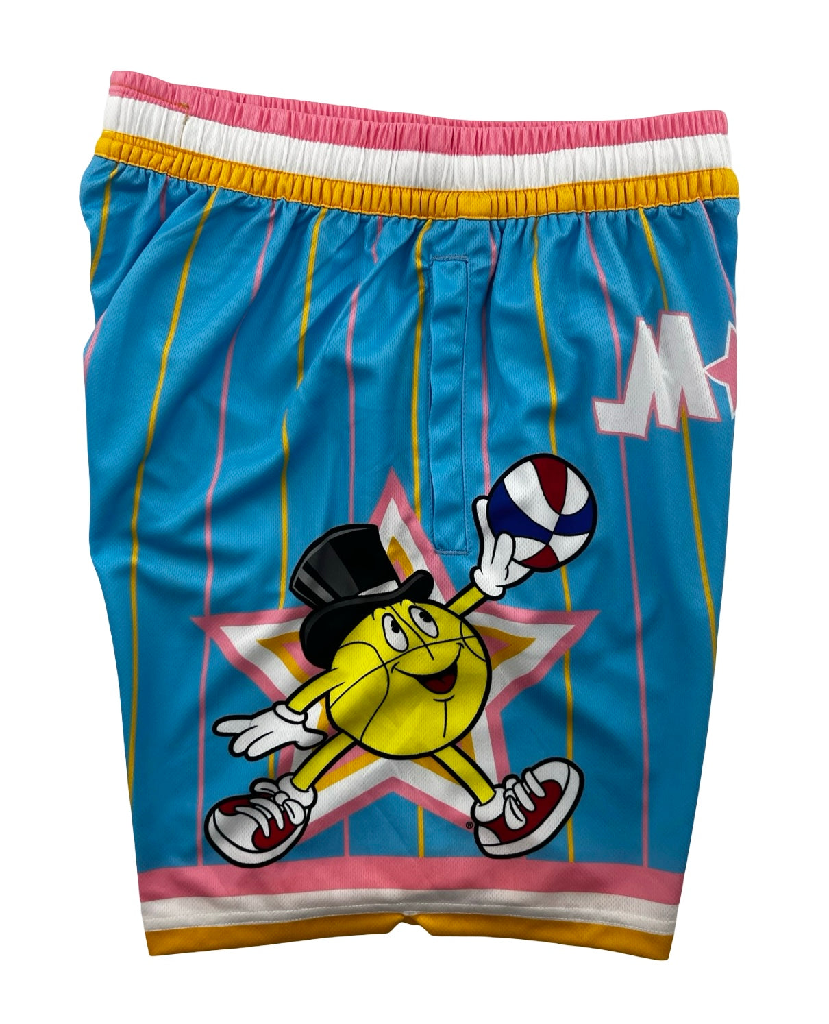 Macker Magic Jumpman Short Columbia/Pink/Yellow Right Side