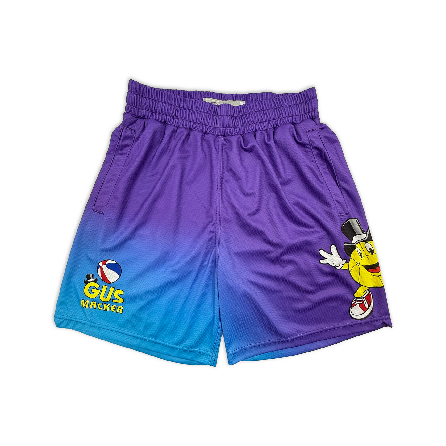 Macker Pitch Gradient Short Purple/Light Blue Front