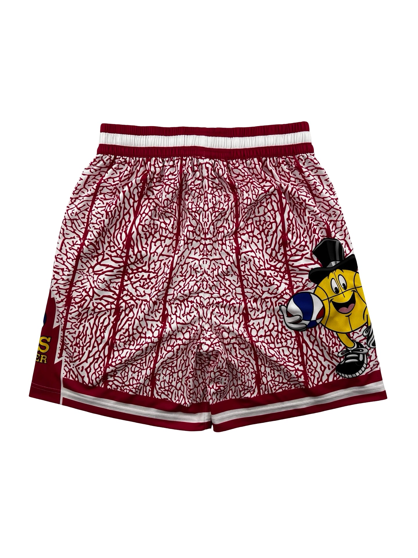Macker Raptors Elephant Marching Short Fuchsia Pink/White Back