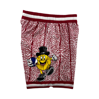 Macker Raptors Elephant Marching Short Fuchsia Pink/White Right Side