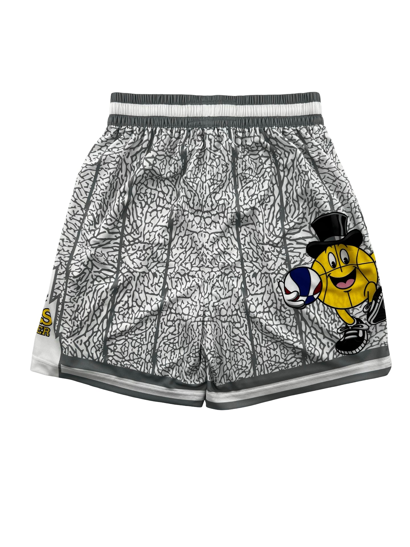 Macker Raptors Elephant Marching Short Fuchsia White/Grey Back