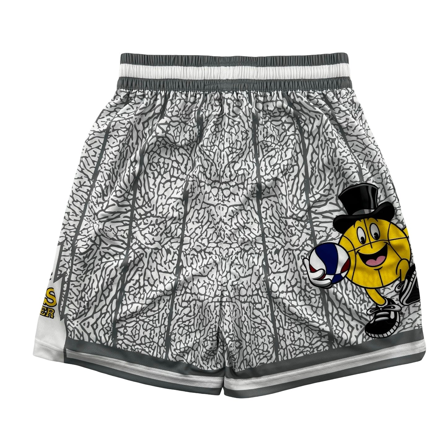 Macker Raptors Elephant Marching Short Fuchsia White/Grey Back