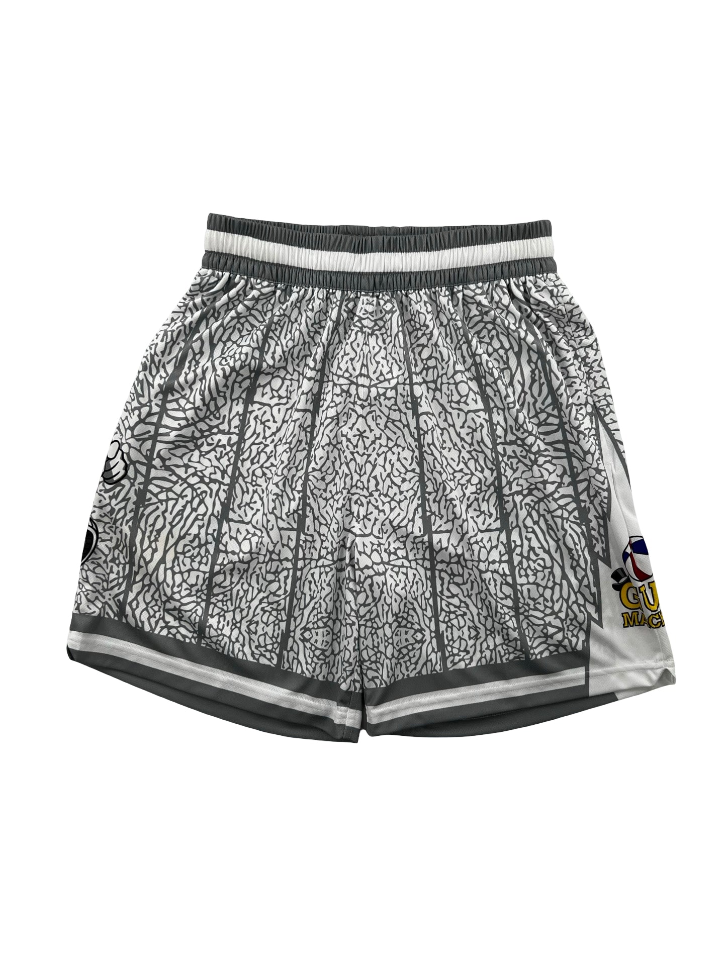 Macker Raptors Elephant Marching Short Fuchsia White/Grey Front