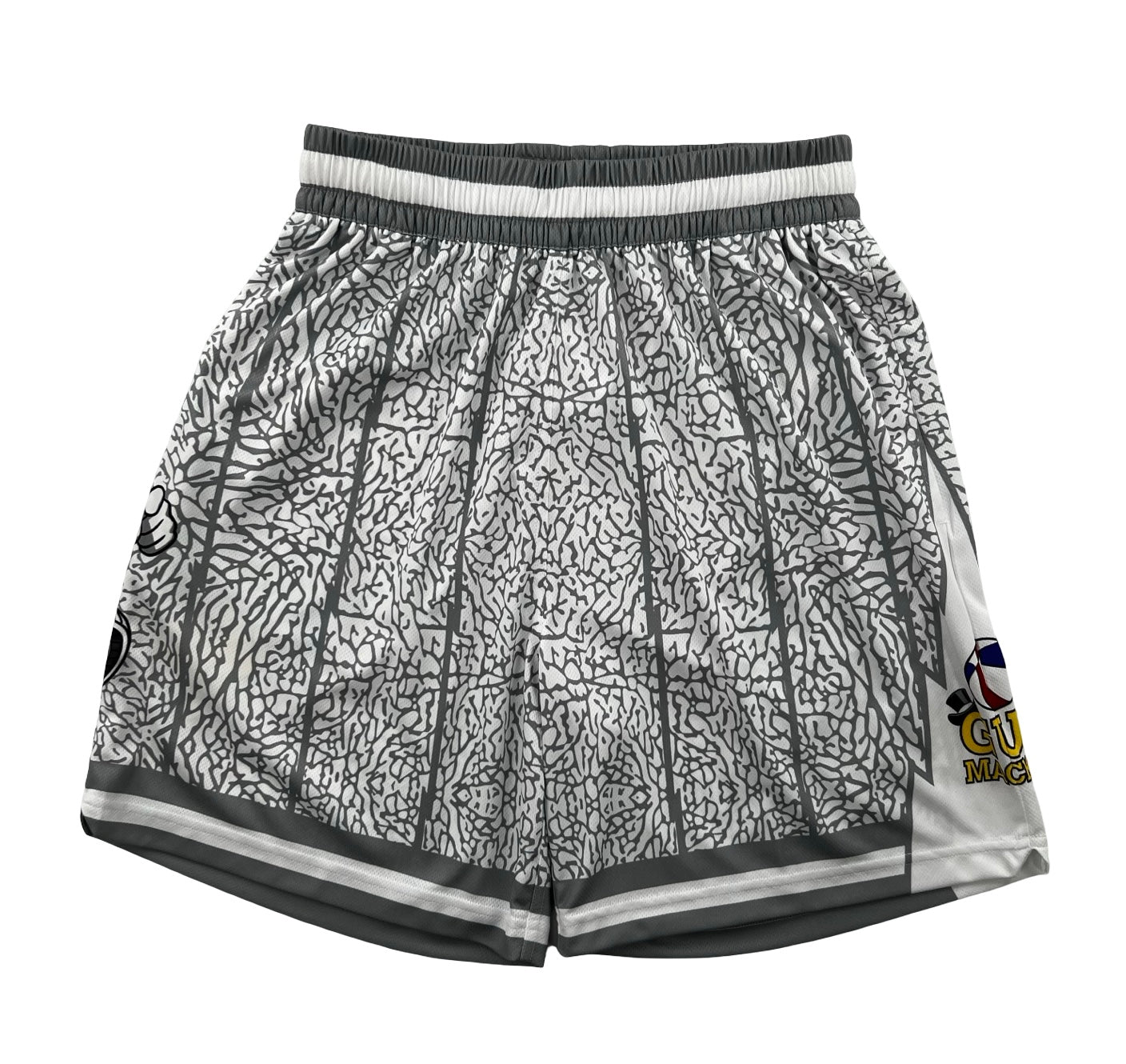 Macker Raptors Elephant Marching Short Fuchsia White/Grey Front