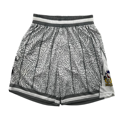 Macker Raptors Elephant Marching Short Fuchsia White/Grey Front