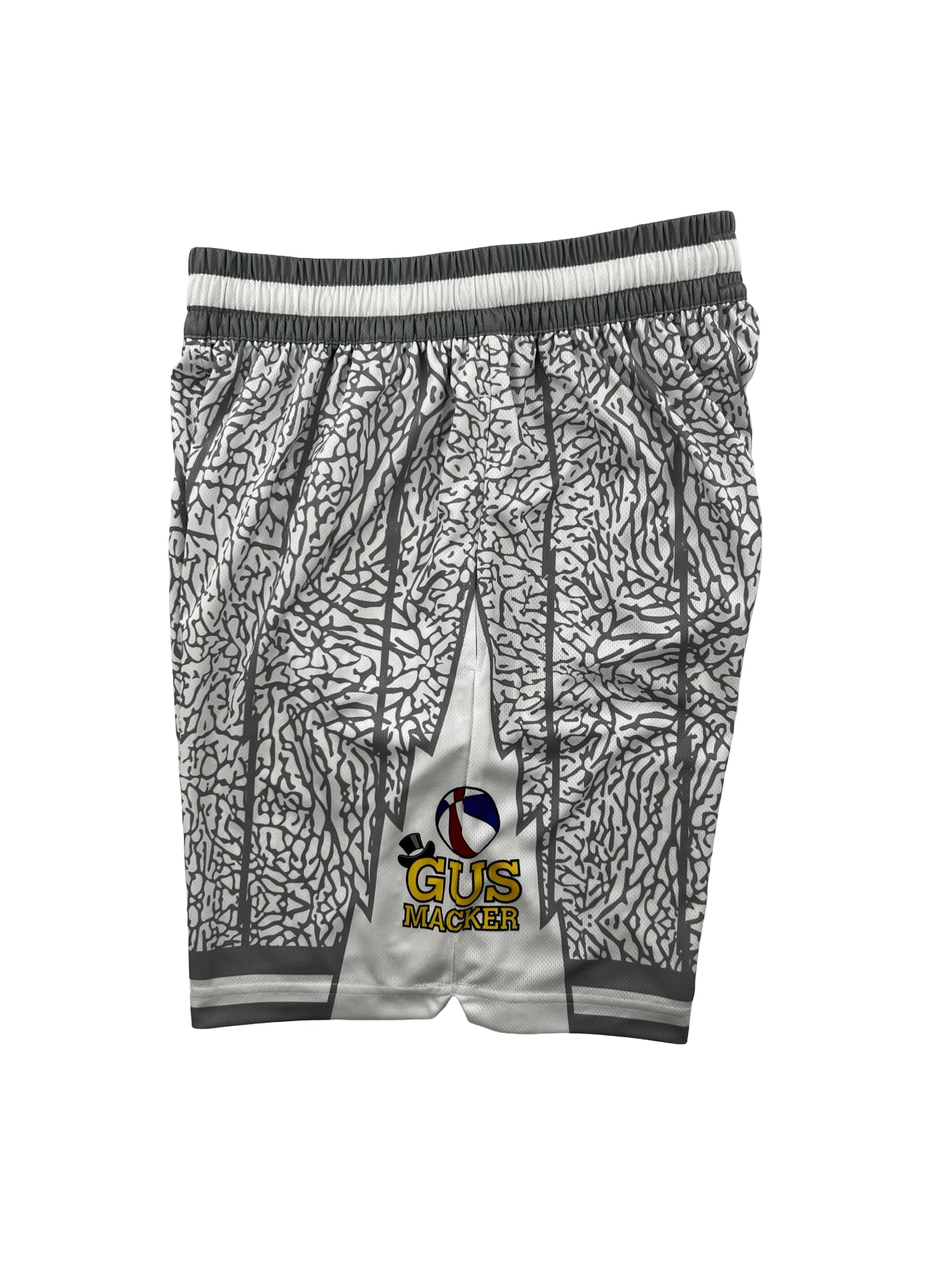 Macker Raptors Elephant Marching Short Fuchsia White/Grey Left Side