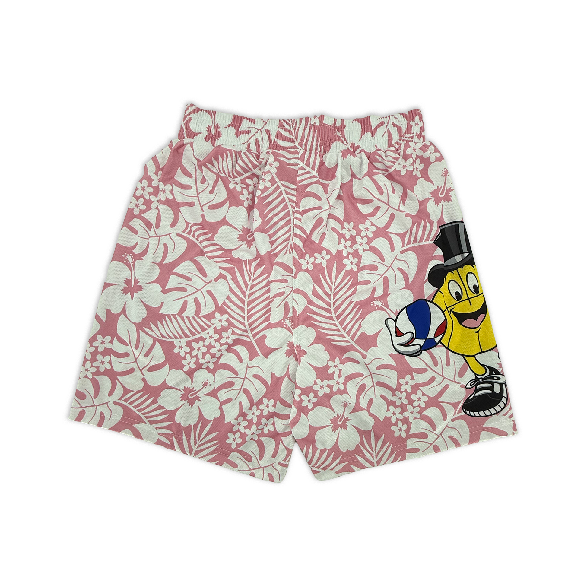 Macker Tropical Short in Pink/White Back
