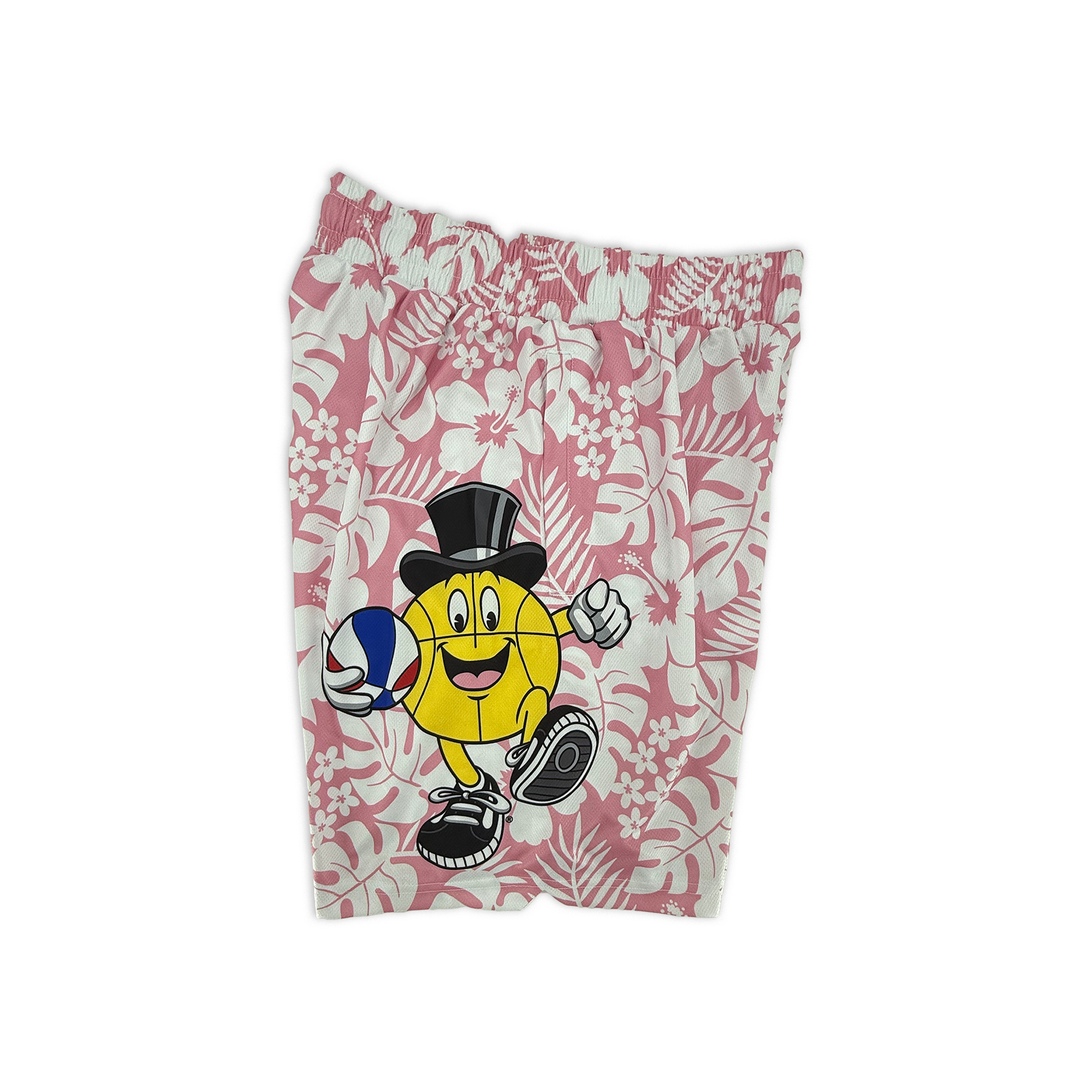 Macker Tropical Short in Pink/White Right Side
