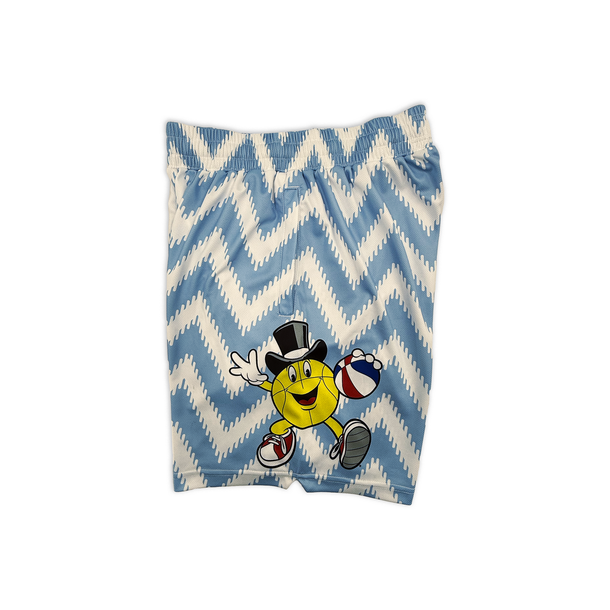 Macker Zag Short Carolina Blue/White Left Side